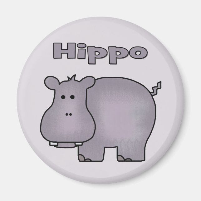 Aimant Hippo mignon (Devant)