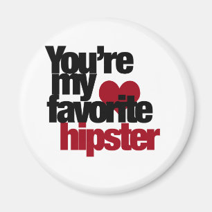 Aimant Hipster favori
