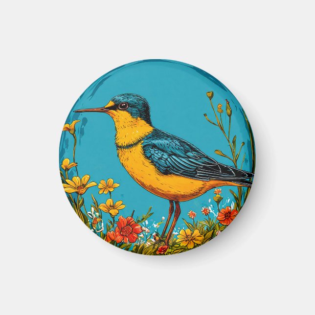 Aimant Hirondelle de rivage (Devant)