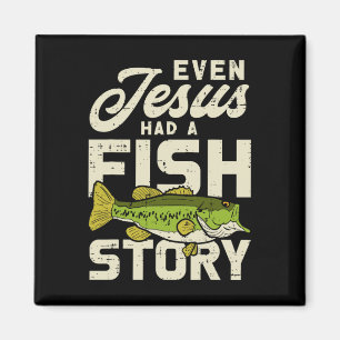 Aimant Histoire de poisson Jésus Pêcheur Dieu Christ Pêch
