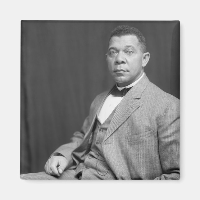 Aimant Histoire des Noirs : Booker T Washington, Droits C (Devant)