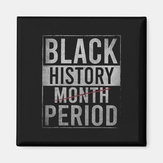 Aimant Histoire des Noirs Période Mois de l'histoire des  (Devant)