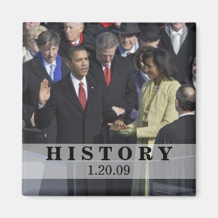 Aimant HISTOIRE : Le Président Obama Inauguration