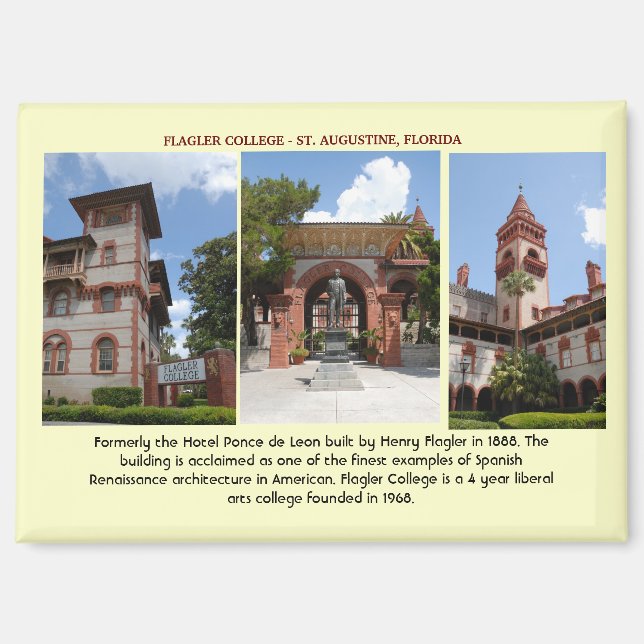 Aimant Historic Flagler College (Recto)