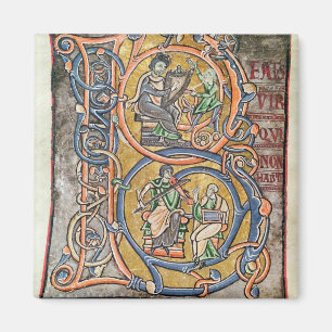 Aimant Historié premier 'B' représentant le roi David