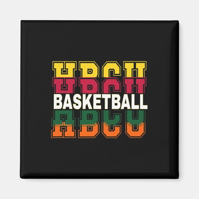 Aimant Historiquement Black College University Basketball (Devant)