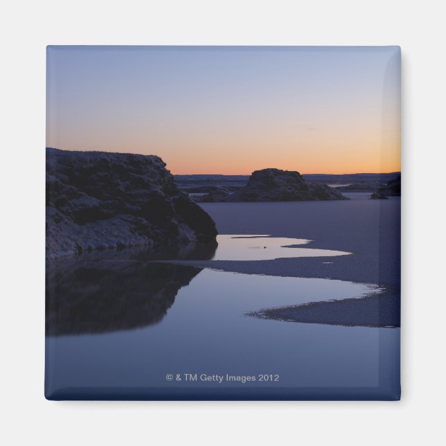 Aimant Hiver, Lac Myvatn, Islande (Devant)