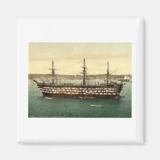 Aimant HMS Imprenable, Plymouth, Devon, Angleterre