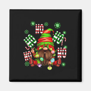 Aimant Ho Ho Ho Elf Gnome Noël Enfants Garçons Filles Noë