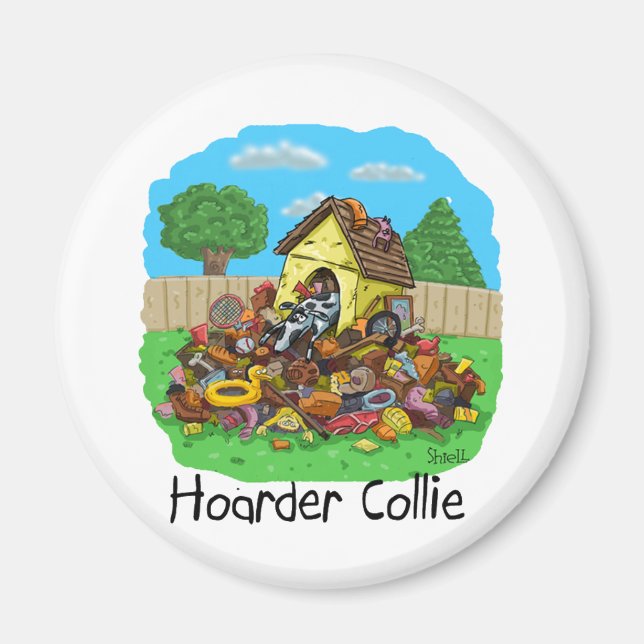 Aimant Hoarder Collie (Devant)