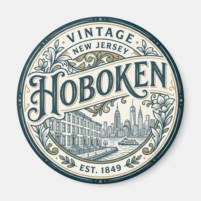 Aimant Hoboken New Jersey (Devant)