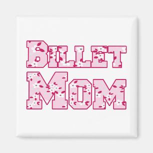 Aimant Hockey Billet Maman Pink Floral