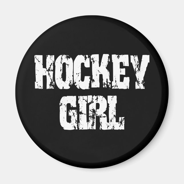 Aimant Hockey Girl Hockey Girls (Devant)