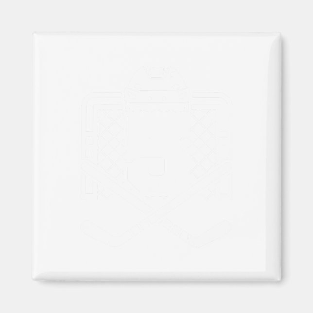 Aimant Hockey Number 5 Jersey Funny Hockey Player Game Da (Devant)