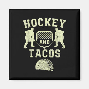 Aimant Hockey sur gazon et ligue de fans de tacos Funny I