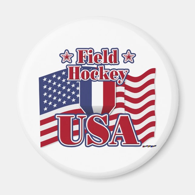 Aimant Hockey sur gazon USA (Devant)