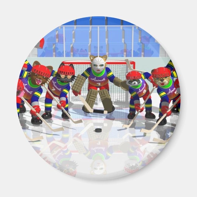 Aimant Hockey sur glace (Devant)