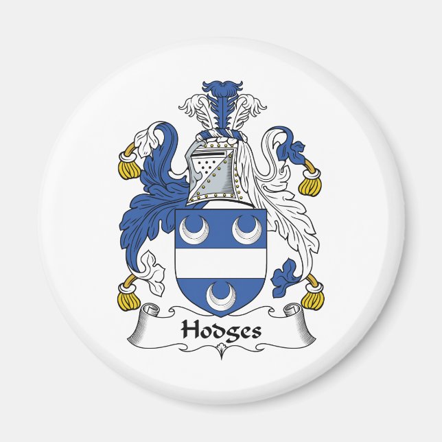 Aimant Hodges Family Crest (Devant)