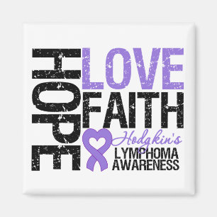 Aimant Hodgkin's Lymphoma HOPE LOVE FAITH
