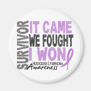 Aimant Hodgkins Lymphoma Survivor C'Est Venu Nous Nous Ba