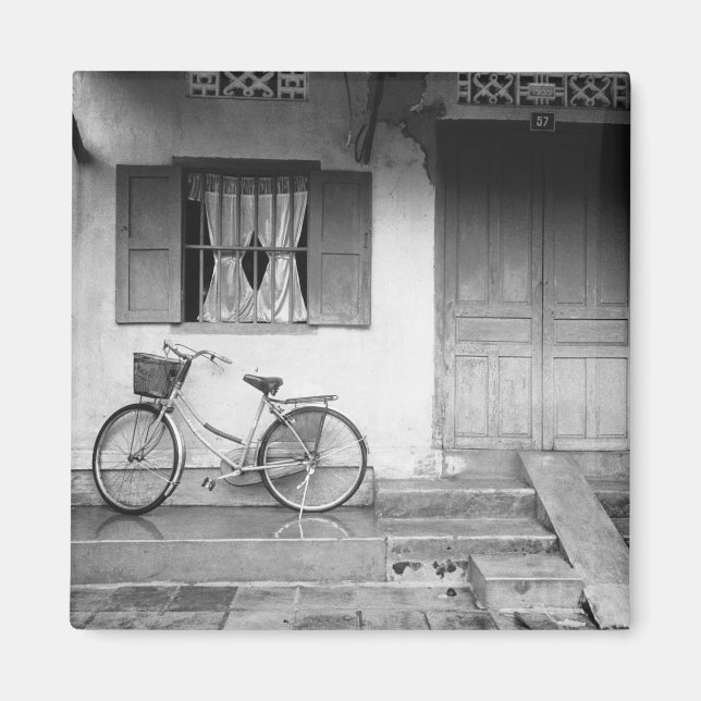 Aimant Hoi An Vietnam, Maison avec bicyclette (Devant)