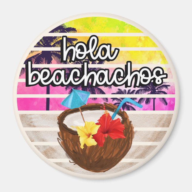 Aimant Hola Beachachos (Devant)