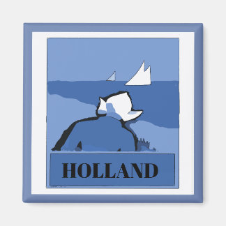 Aimant HOLLAND, Néerlandais bleu, modifier le texte