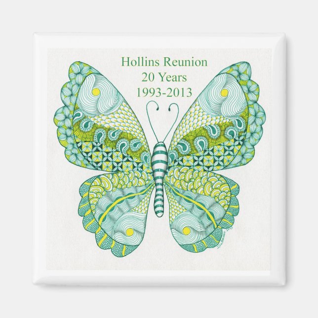 Aimant Hollins Classe de la Réunion 1993 (Devant)