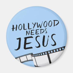 Aimant Hollywood needs Jesus in Blue