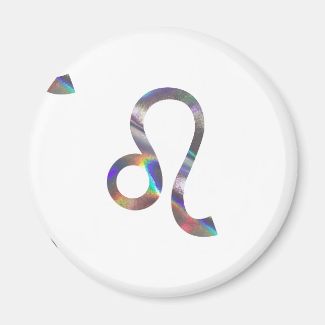 Aimant hologramme Leo (Devant)