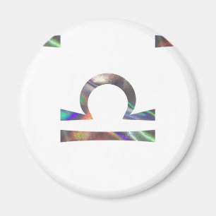 Aimant hologramme Libra