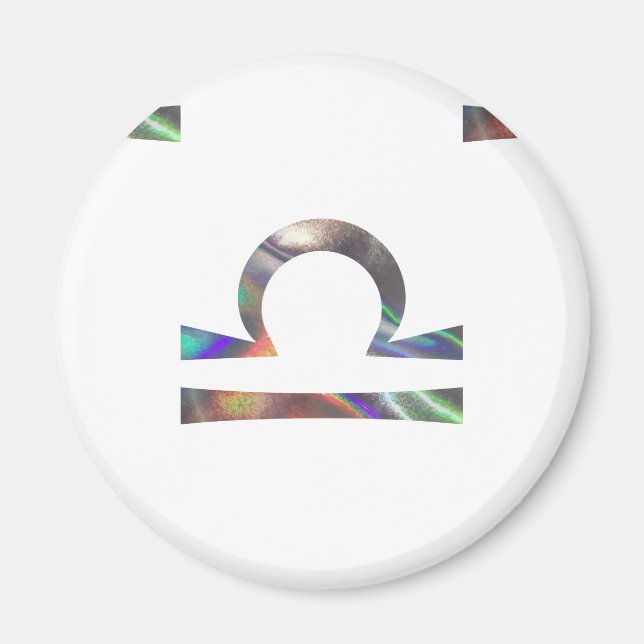 Aimant hologramme Libra (Devant)