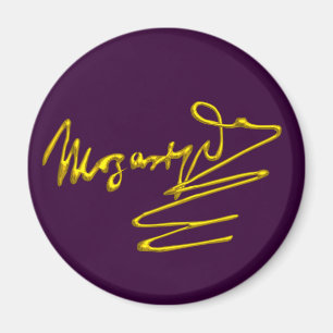 Aimant HOMAGE À MOZART, violet