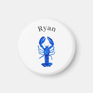 Aimant Homard Bleu