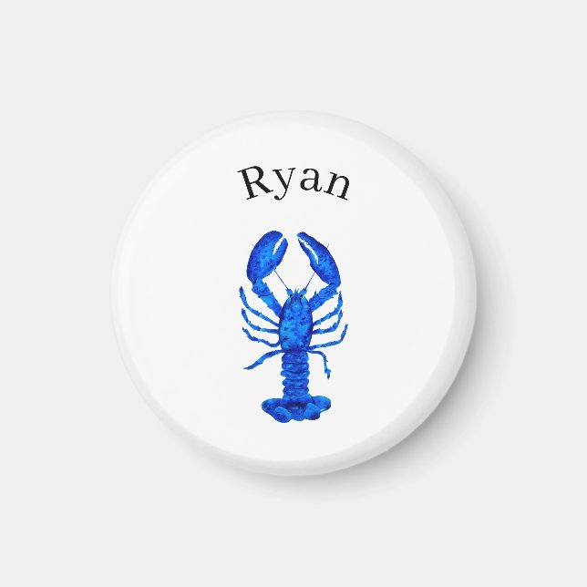 Aimant Homard Bleu (Devant)
