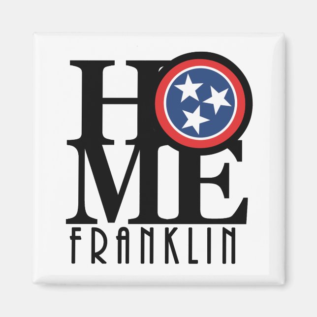 Aimant HOME Franklin Tennessee (Devant)