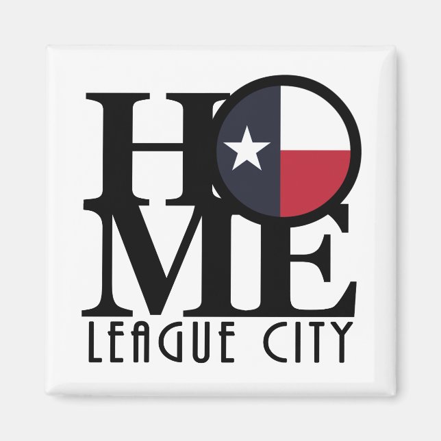 Aimant HOME League City (Devant)