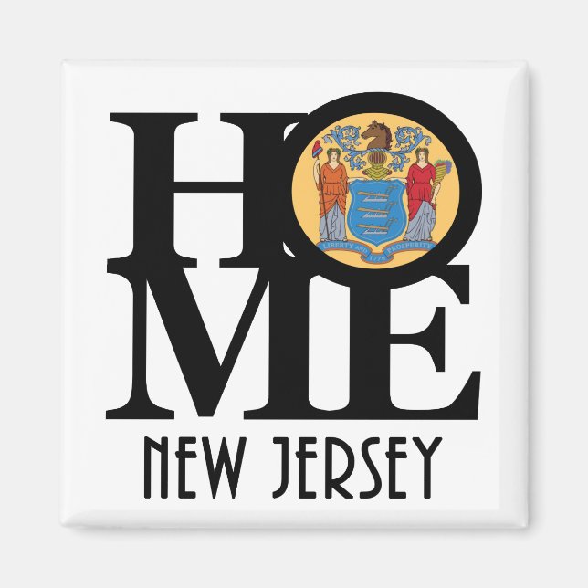 Aimant HOME New Jersey (Devant)