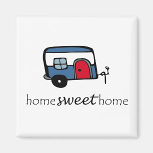 Aimant Home Sweet Home Camper