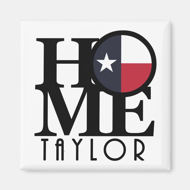 Aimant HOME Taylor Texas (Devant)