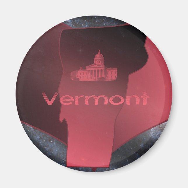 Aimant Home Vermont (Devant)