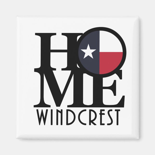 Aimant HOME Windcrest Texas (Devant)