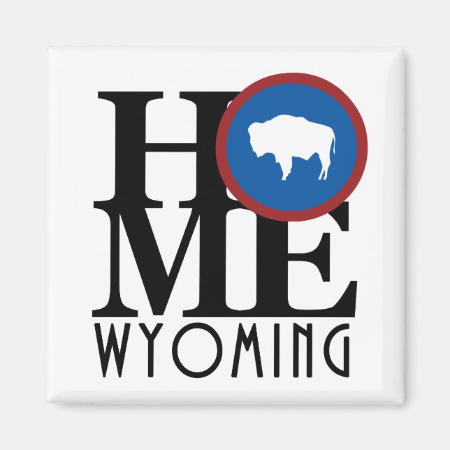 Aimant HOME Wyoming (Devant)