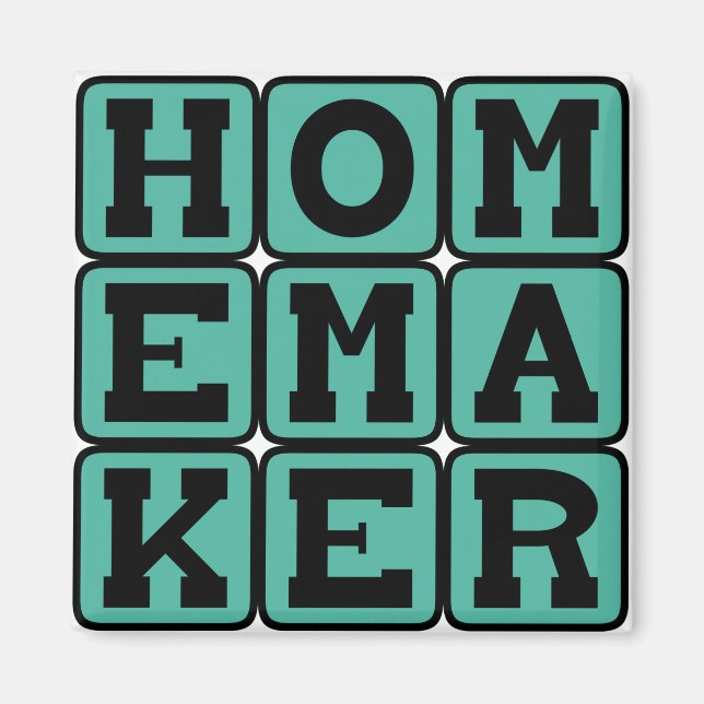 Aimant Homemaker, déesse domestique (Devant)