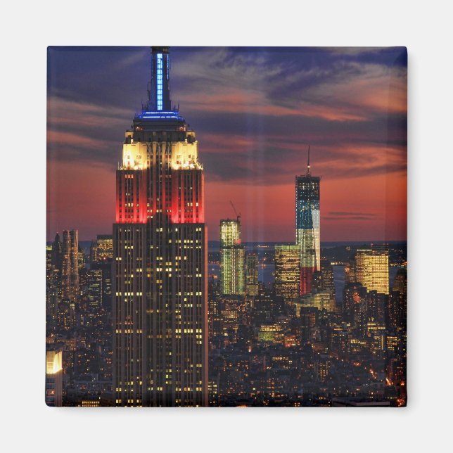 Aimant Hommage À La Lumière 11 Septembre, World Trade Cen (Devant)