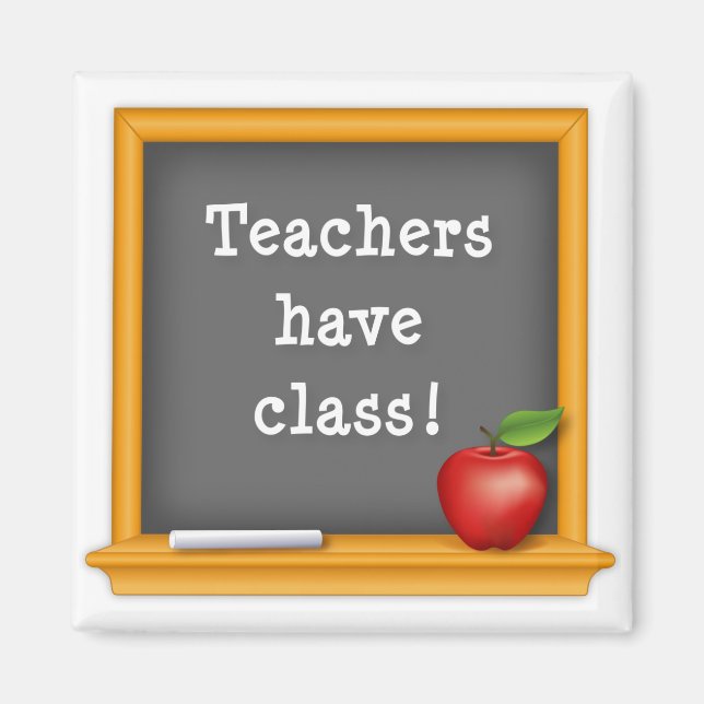 Aimant Hommage aux enseignants : (Devant)