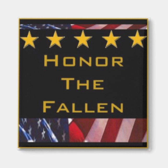 Aimant Hommage militaire aux victimes (Devant)