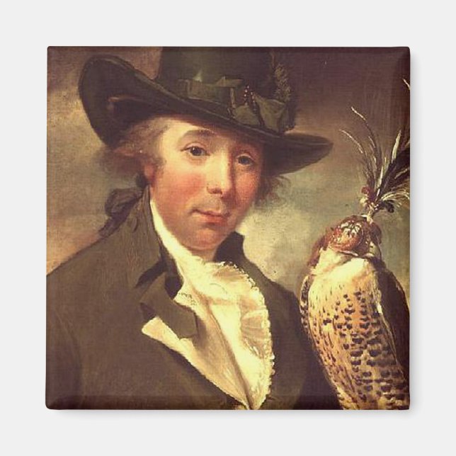Aimant Homme avec Falcon (Devant)