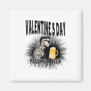 Aimant Homme célibataire tatoué pour la Saint Valentin