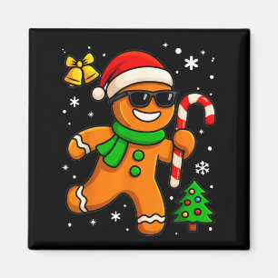 Aimant Homme en pain d'épices Costume de cookie de Noël d
